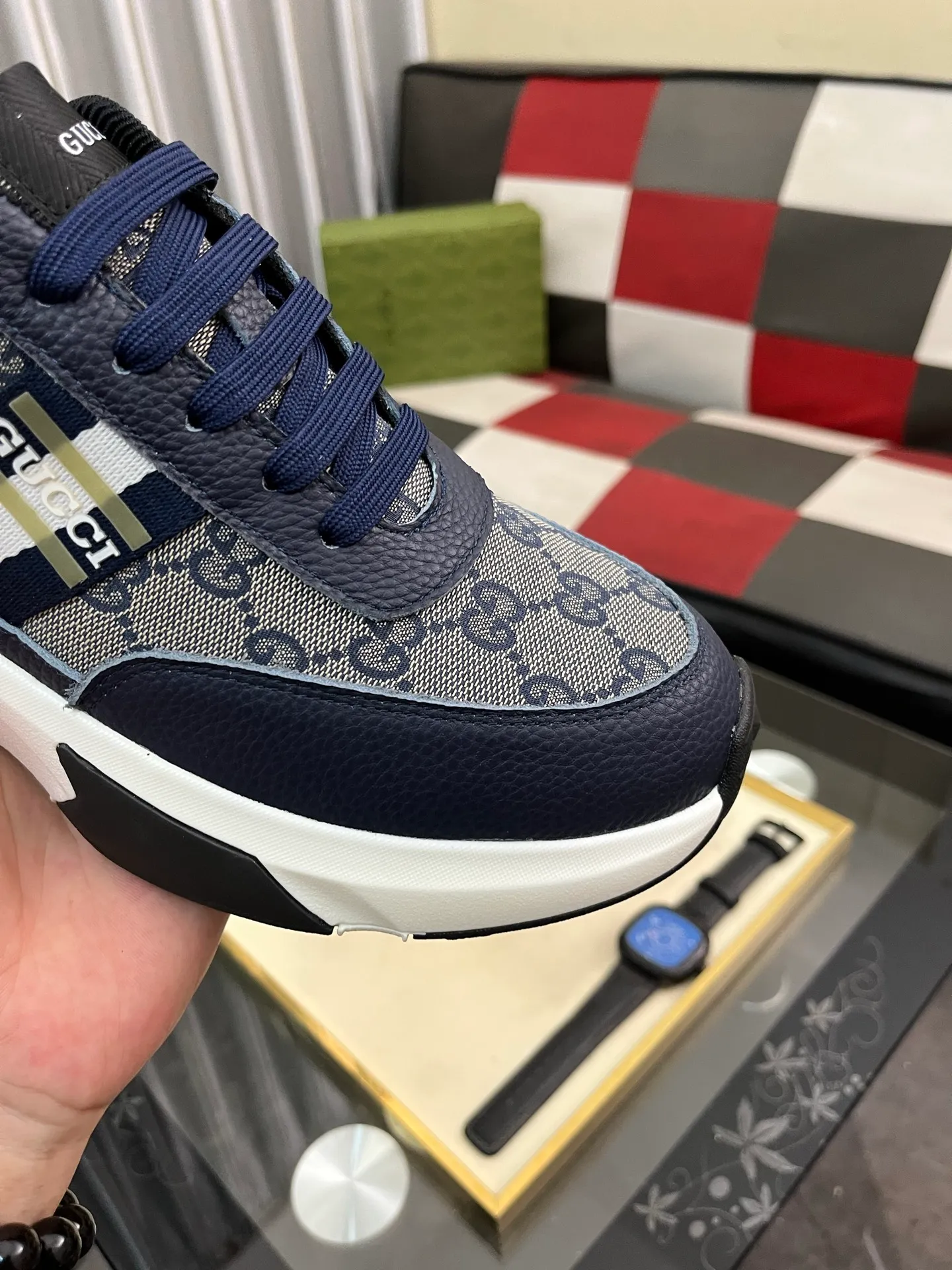 Men's Men's Shoes 💰458 ⌚️⌚️[GUCCI] Gucci men's casual shoes are absolutely popular 🔥The ultimate matching item for trendy men! The charm of super texture is irresistible, the main recommendation, the flower leather color is bright! The upper is made of high-quality brand printed fabric with cowhide, breathable leather lining and wear-resistant rubber sole, noble and elegant! Extremely comfortable🎁🎁You can be as handsome as you want💪 38-445⃣️colors available